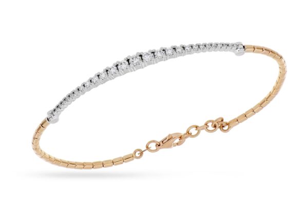 Pulseira  Maleavel Bri Decrescente Au Rose