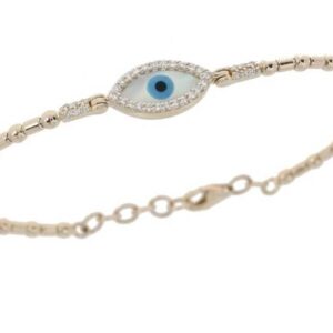 Pulseira Olho Grego MPerola Au Rose
