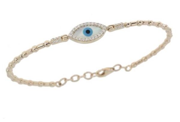 Pulseira Olho Grego MPerola Au Rose