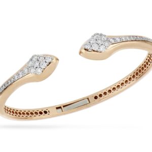 Pulseira Cobra Dia Au Rose