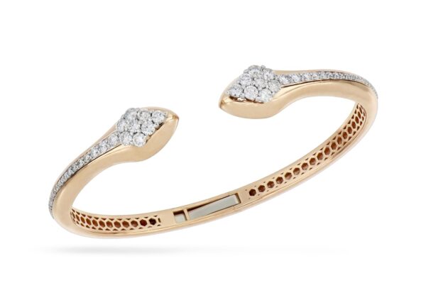 Pulseira Cobra Dia Au Rose