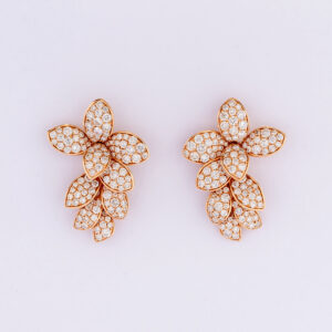 Brinco Earcuff Flor Brl Au Rose