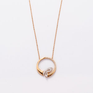 Colar Circulo Borboleta Bri Au Rose