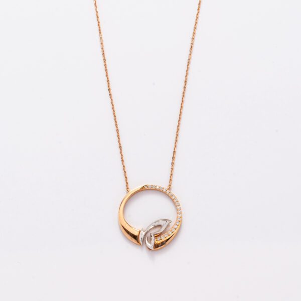 Colar Circulo Borboleta Bri Au Rose