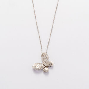 Colar Borboleta Diamante square Au Br