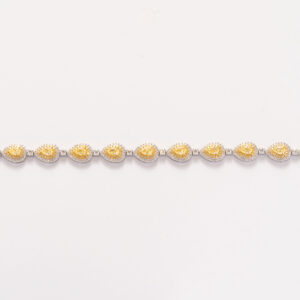 Pulseira Gotas Fancy Yellow Dia Au Br